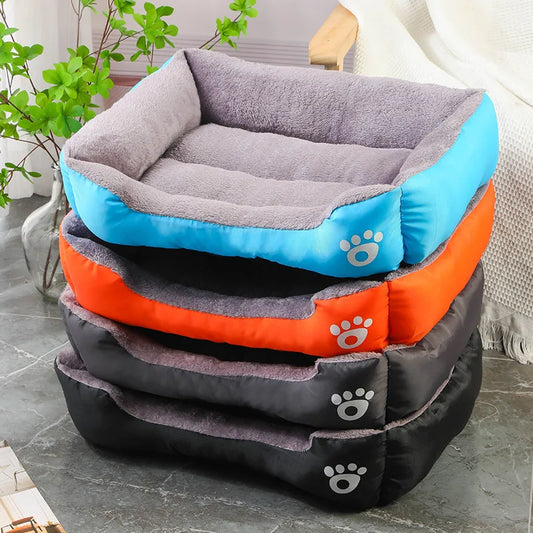CozyNest Pet Bed – Soft & Waterproof Winter Bed for Dogs and Cats