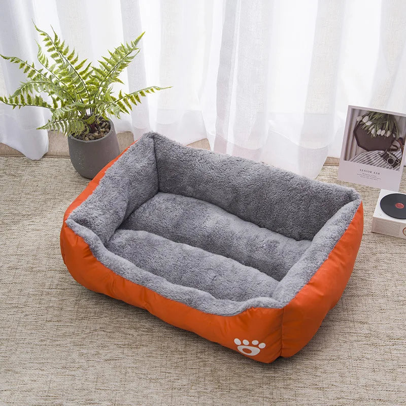 CozyNest Pet Bed – Soft & Waterproof Winter Bed for Dogs and Cats