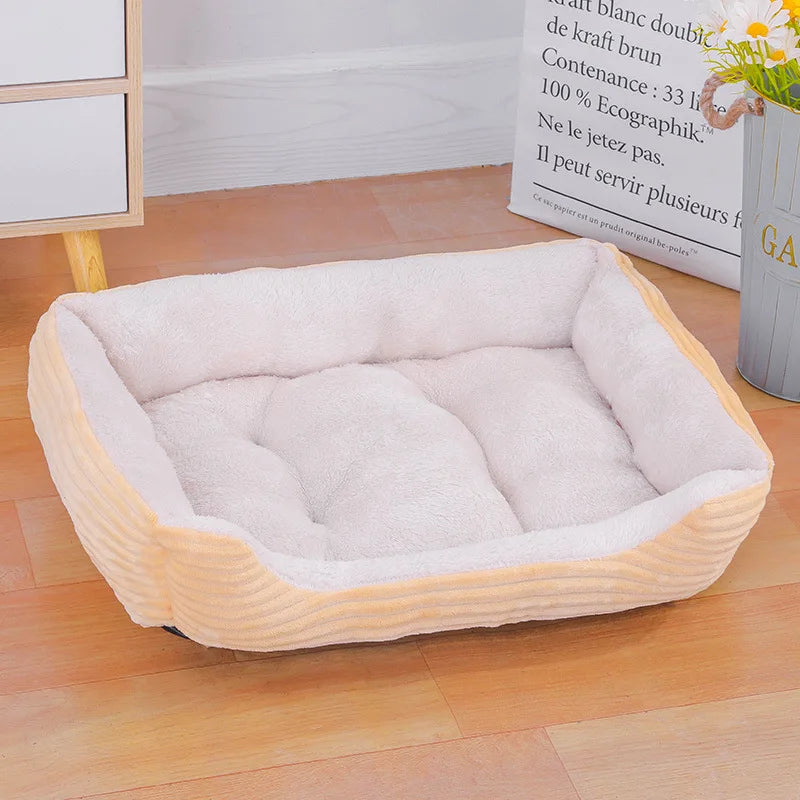 CozyNest Pet Bed – Soft & Waterproof Winter Bed for Dogs and Cats