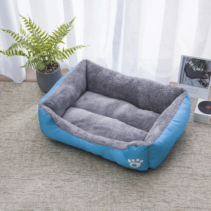 CozyNest Pet Bed – Soft & Waterproof Winter Bed for Dogs and Cats